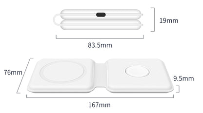 Cargador Chrome Magsafe Duo Alpha™ 
