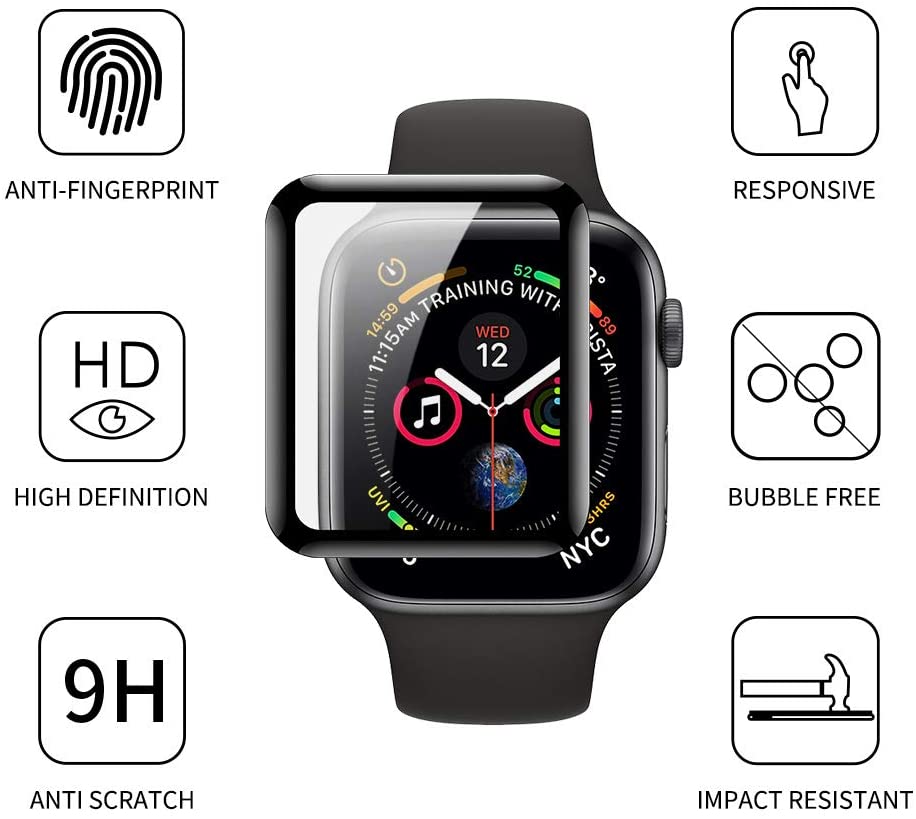 Cristal templado curvo para Apple Watch