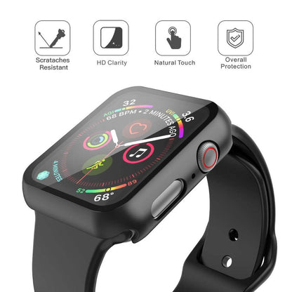 Protector de pantalla completa para Apple Watch con cristal templado
