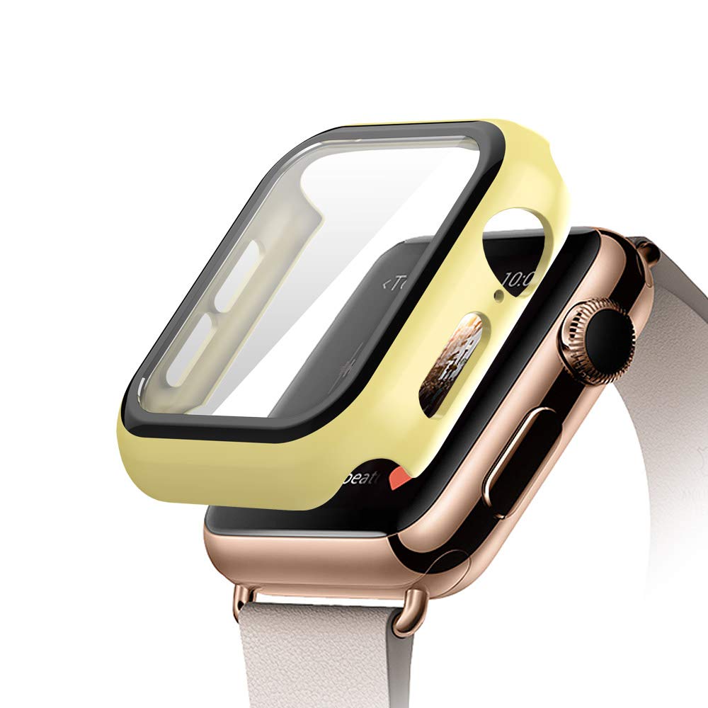 Protector de pantalla completa para Apple Watch con cristal templado