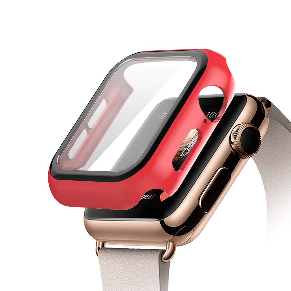 Protector de pantalla completa para Apple Watch con cristal templado