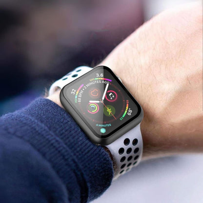 Protector de pantalla completa para Apple Watch con cristal templado