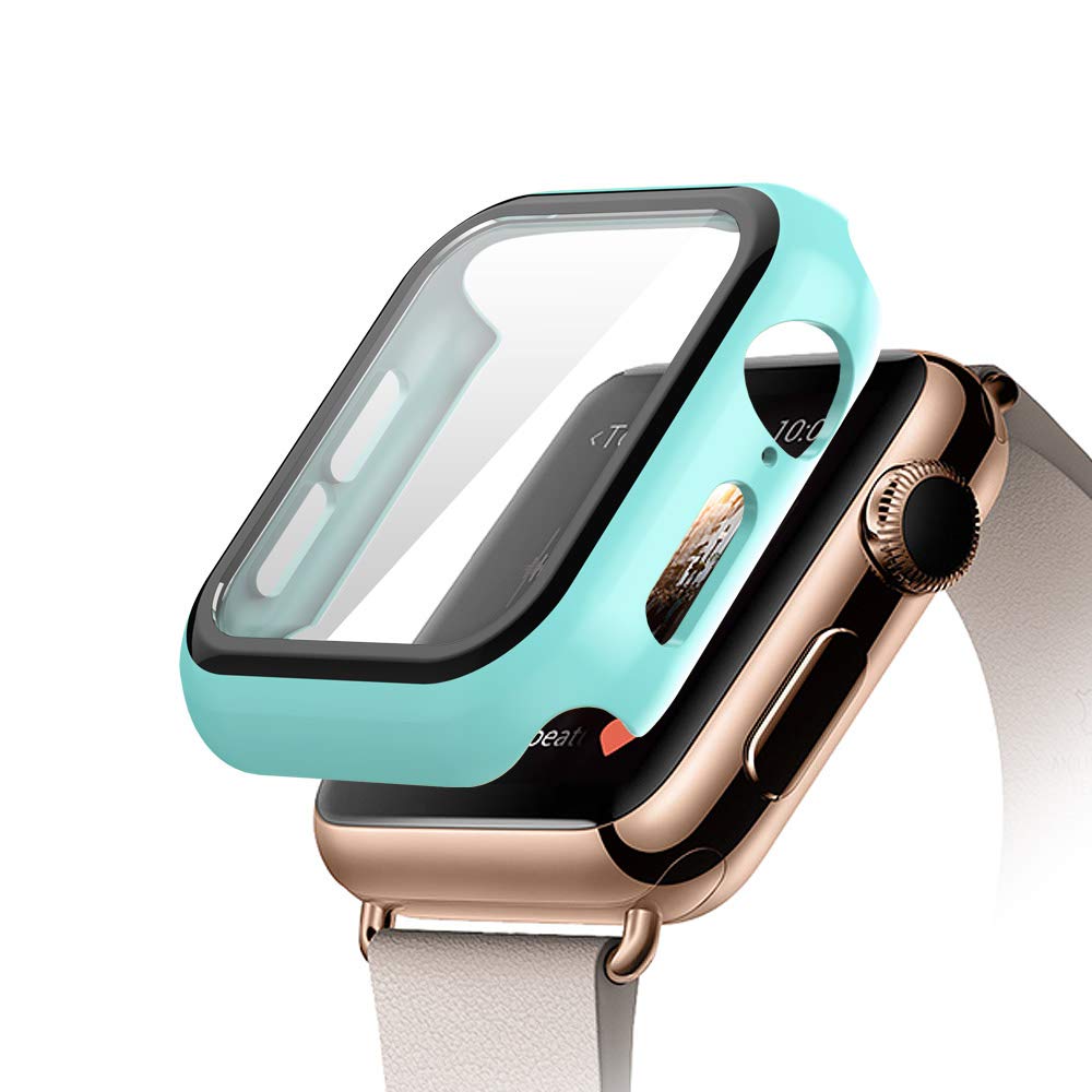 Protector de pantalla completa para Apple Watch con cristal templado