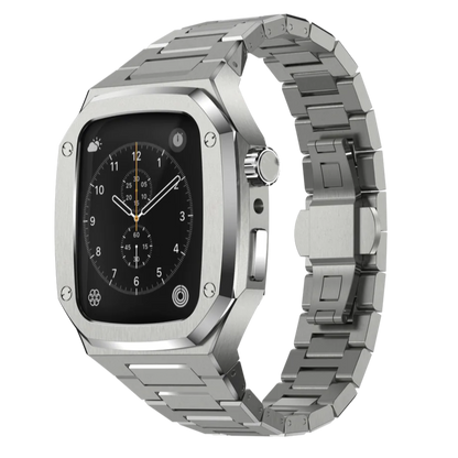Serie Royal™ Metal: Correa + protector para Apple Watch 