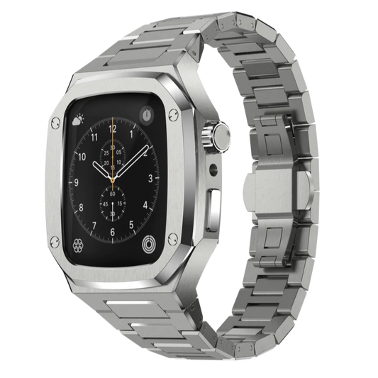Serie Royal™ Metal: Correa + protector para Apple Watch 