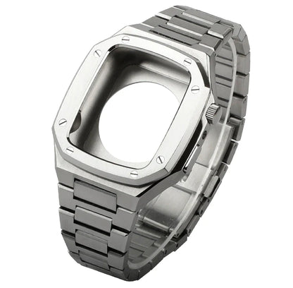 Serie Royal™ Metal: Correa + protector para Apple Watch 