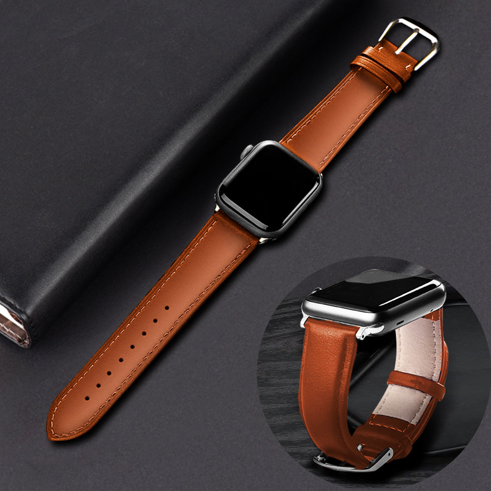 Correa de cuero para Apple Watch 