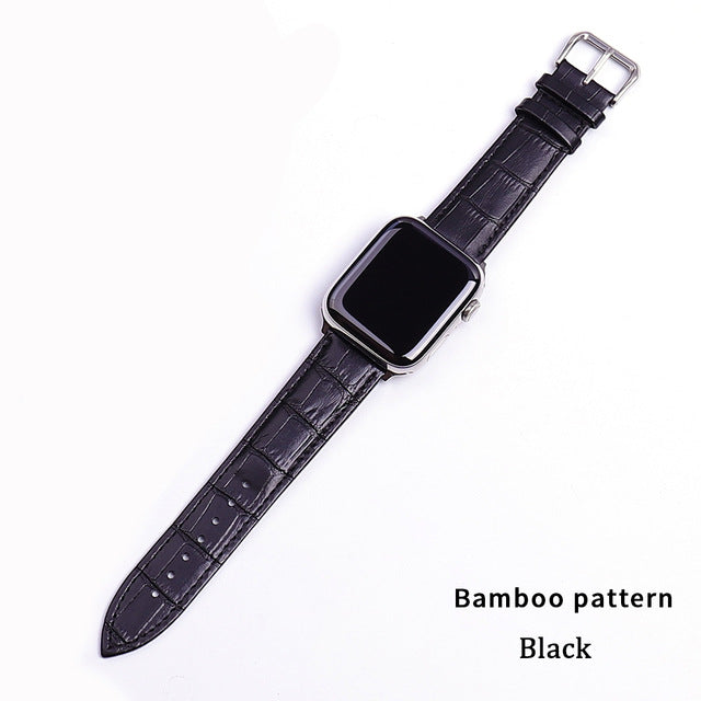 Correa de cuero para Apple Watch 