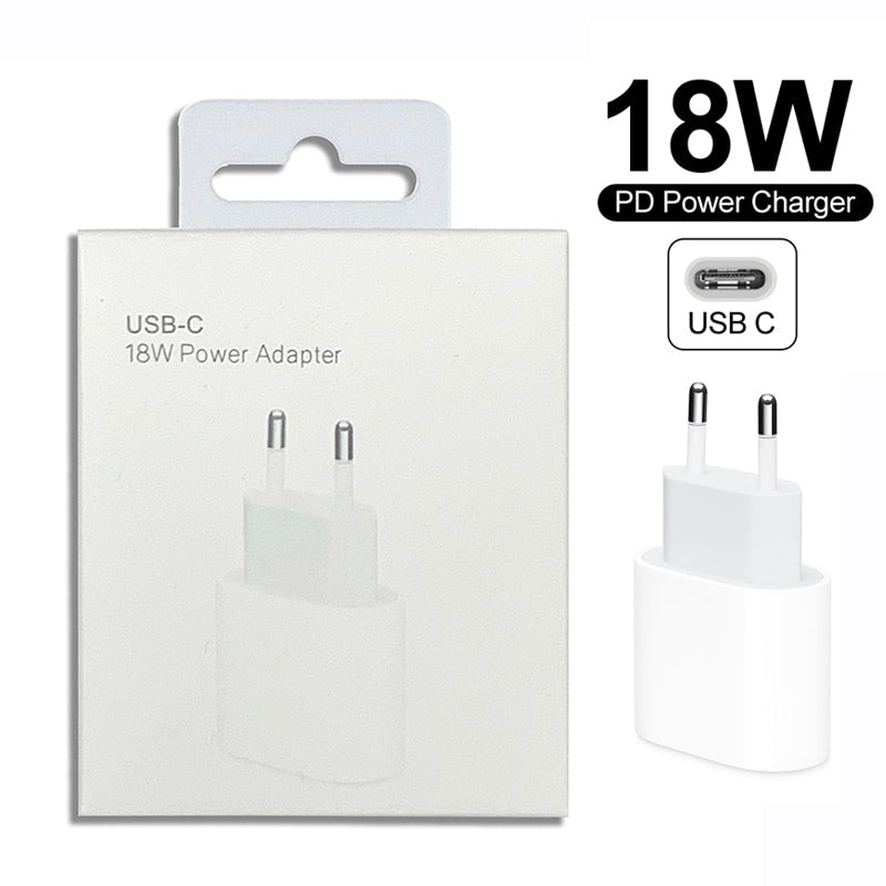 Adaptador de carga rápida PD 3.0 de 18 W