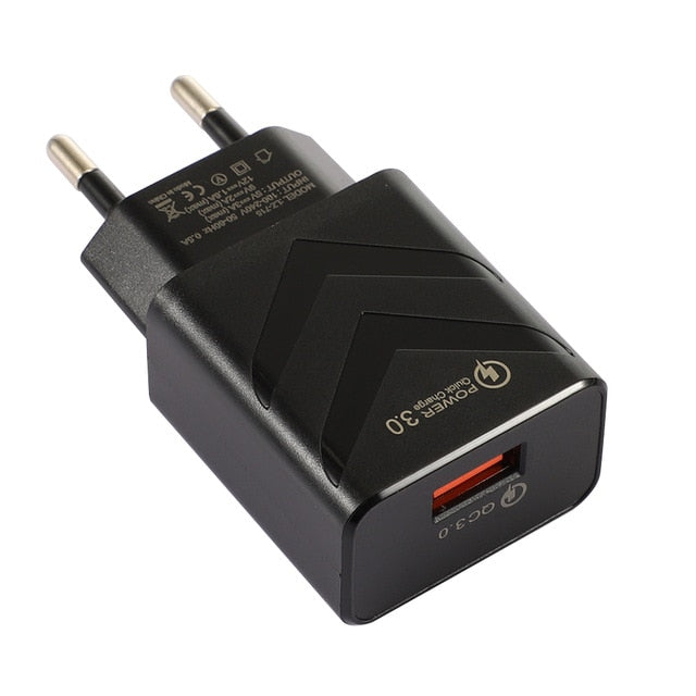 Adaptador de carga rápida QC3.0 de 18 W