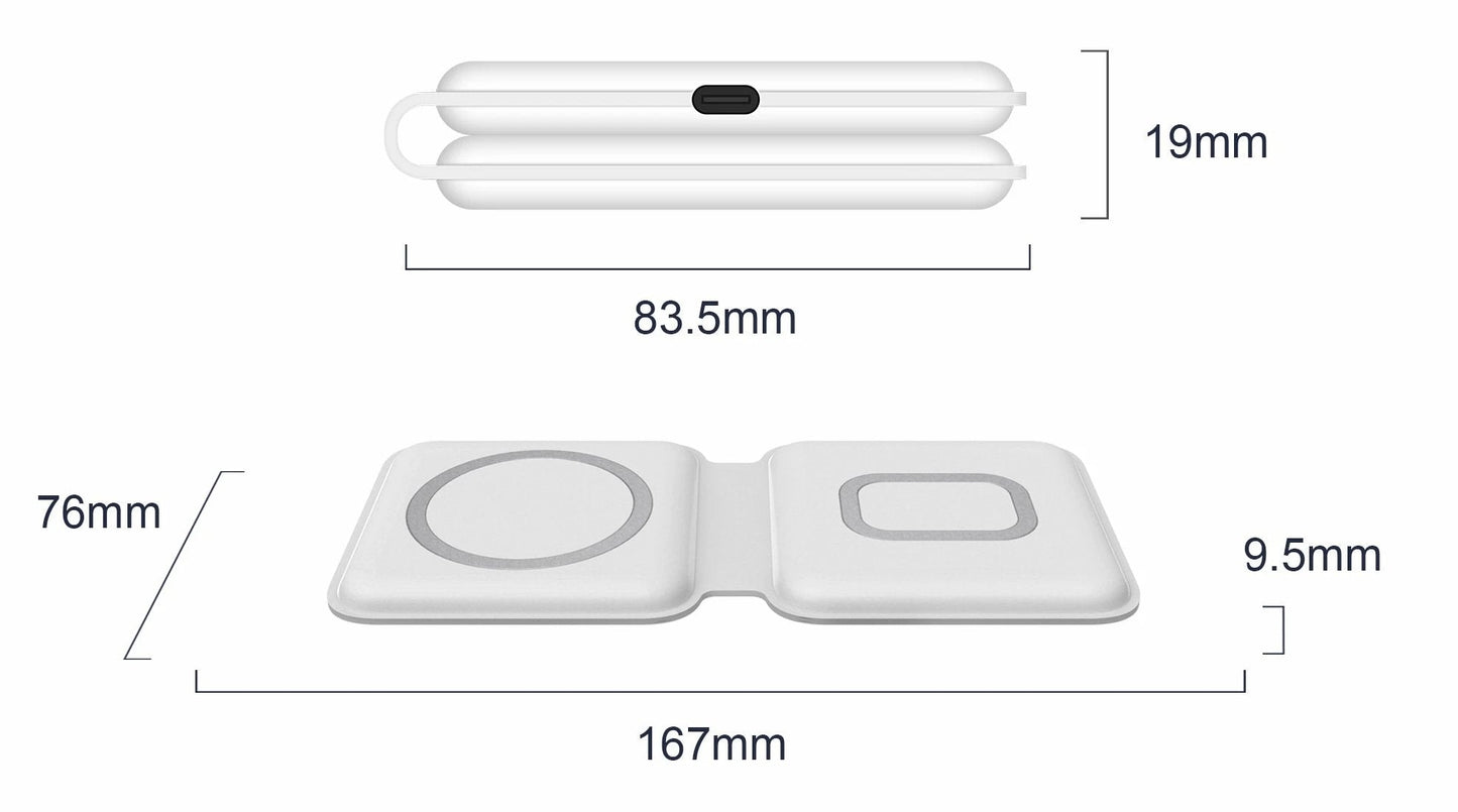 Cargador inalámbrico AlphaDuo™ 2 