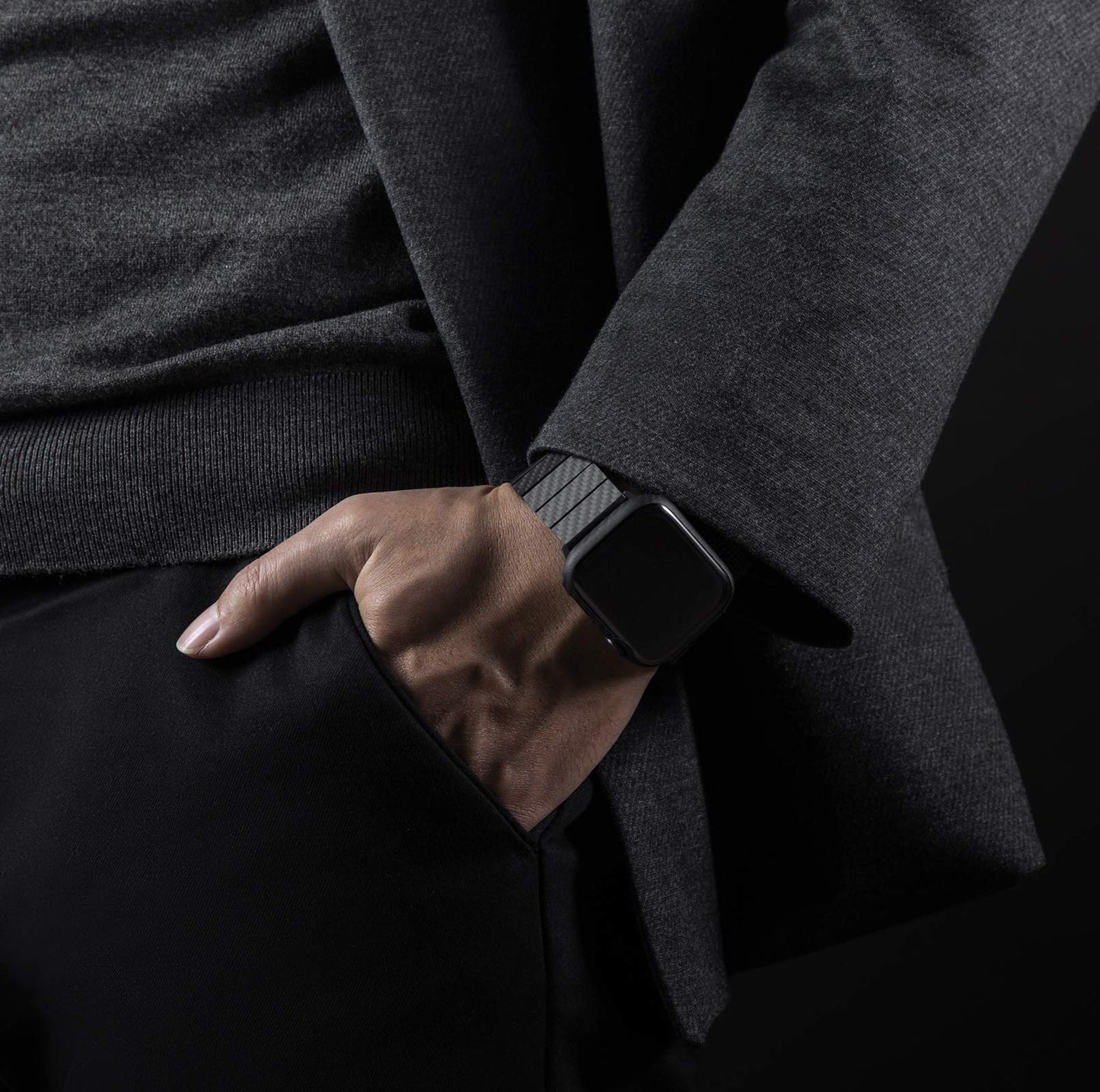 Cinturino Magnus™ in fibra di carbonio per Apple Watch