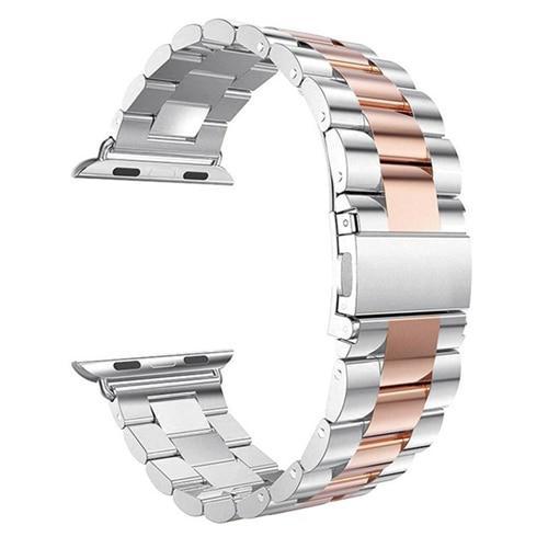 Correa exclusiva de lujo de acero inoxidable para Apple Watch