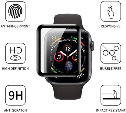 Gebogen gehard glas voor Apple Watch